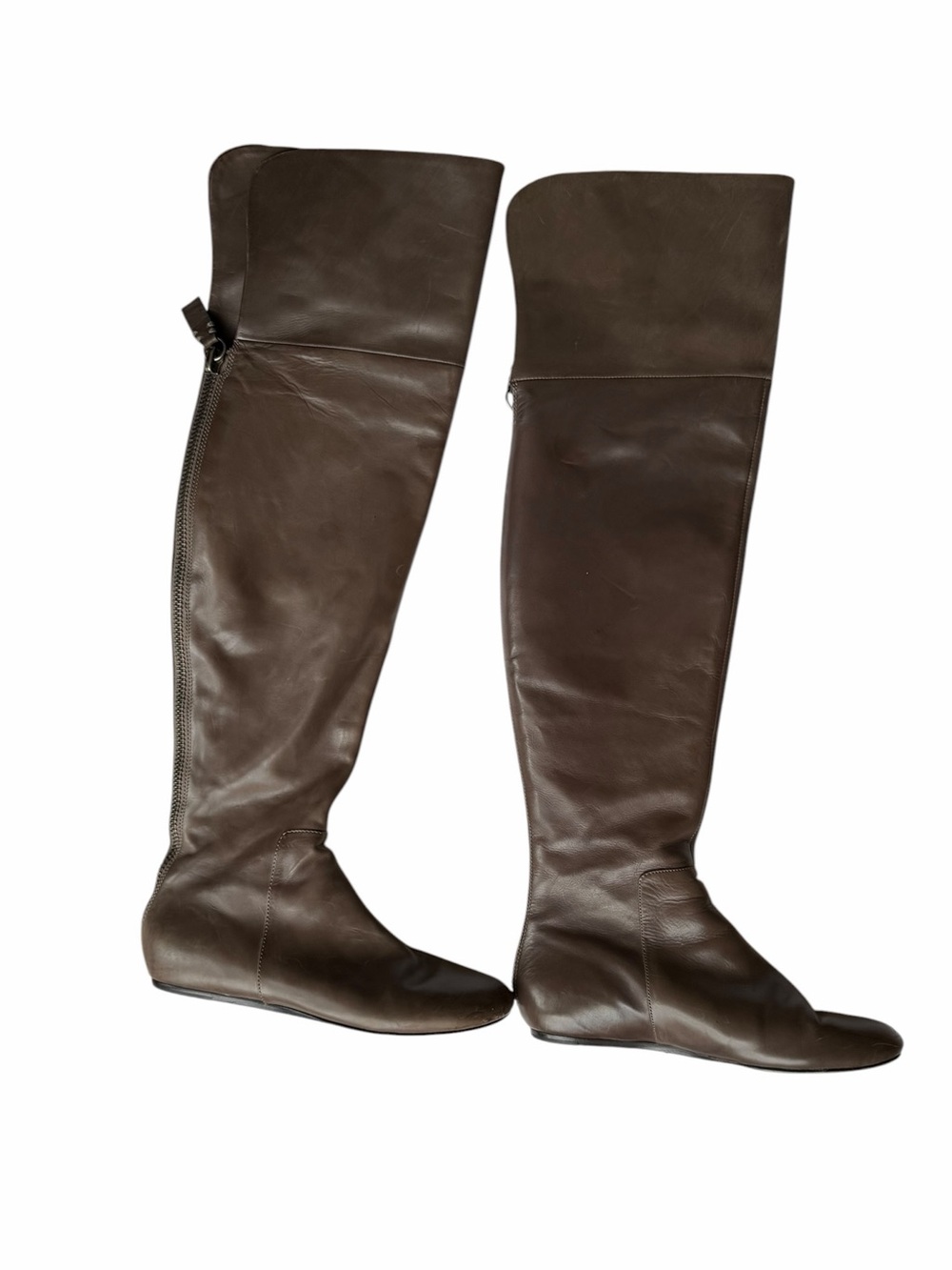 Vera Wang Lavender  "Larissa" Over-The-Knee Leather Boots - Fits US 6 / 6.5